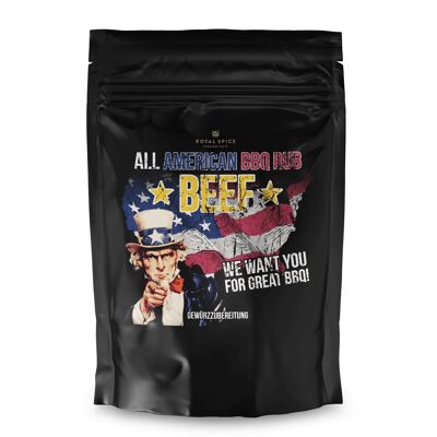 All American Beef BBQ Rub - 1Kg zip bag