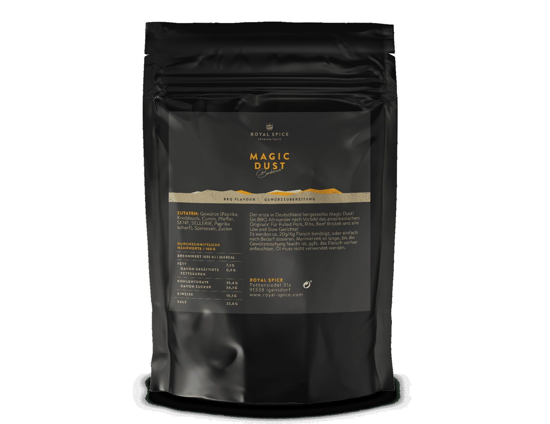 Magic Dust Rub - Sacco zip da 1Kg