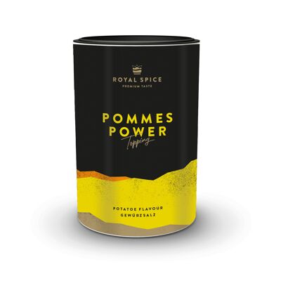Pommes Power, condimento para patatas fritas - lata de 160 g