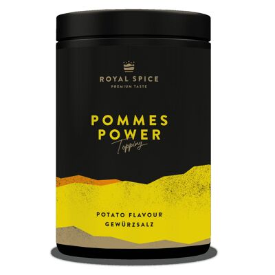 Pommes Power, condimento para patatas fritas - lata de 400 g