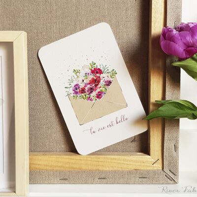 BOUQUET OF FLOWERS Card