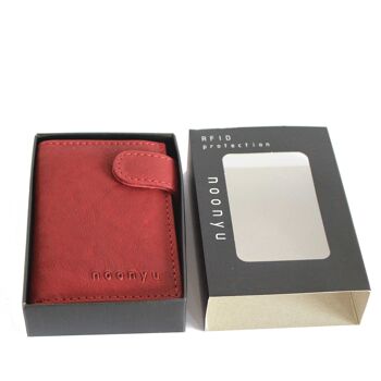 noonyu PULL-POP-UP WALLET - upcycling cuir vin 9