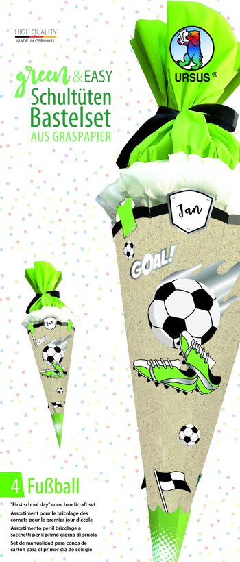 Kit cône scolaire "Green & Easy - Football" 4