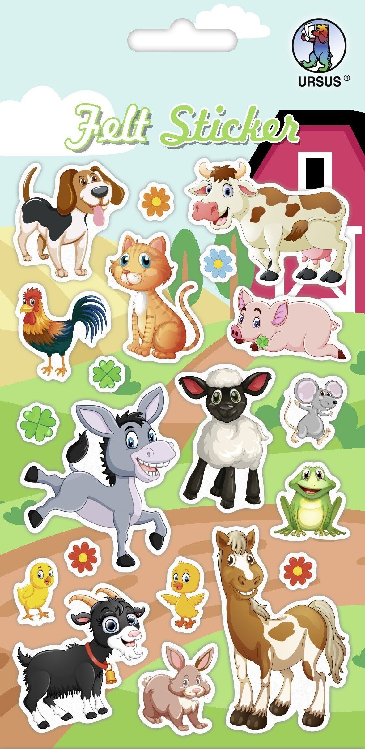 Adesivo in feltro "Fattoria"