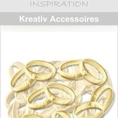 Accessori Kreativ "Mini pack fedi nuziali, oro"