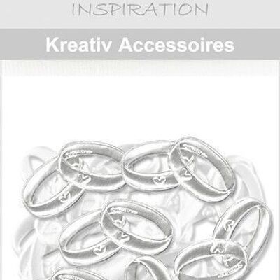 Kreativ Accessoires "Mini pack Trauringe, silber"