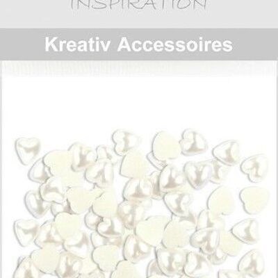 Creative accessories "Mini pack mother-of-pearl hearts"