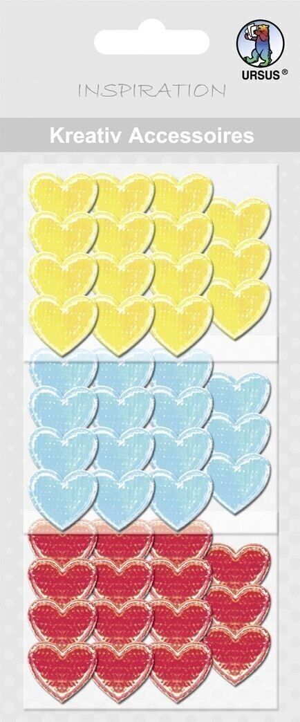 Accessori creativi "Cuori colorati"