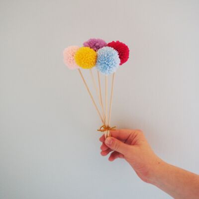 Toppers pompons - Pastel