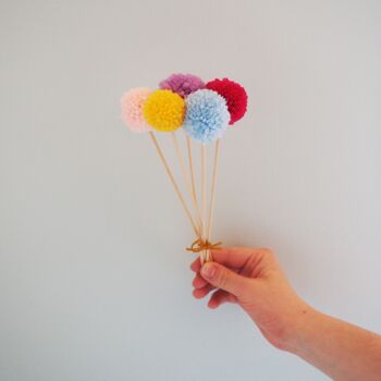 Toppers pompons - Pastel 1