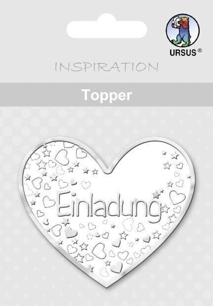 Topper "bianco/argento", motivo 17