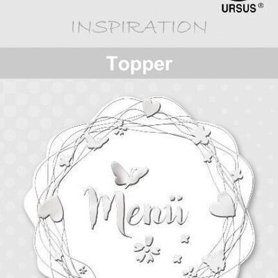 Topper "white/silver", motif 21