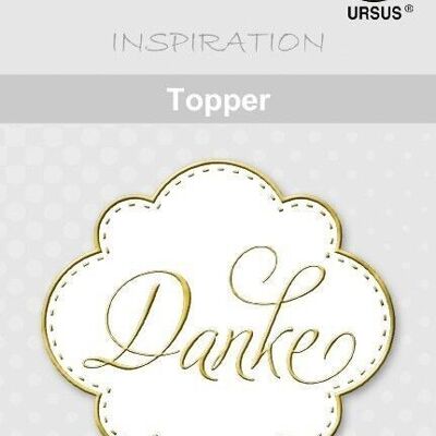 Topper "white/gold", motif 11