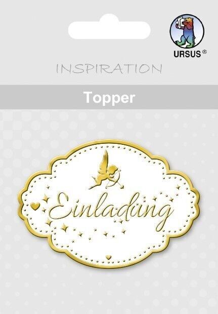 Topper "weiß/gold", Motiv 14