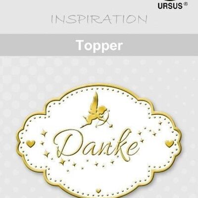 Topper "white/gold", motif 16