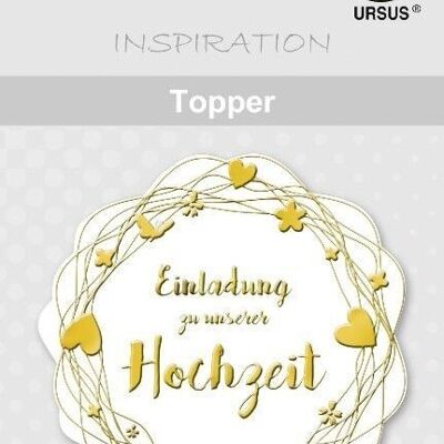 Topper "white/gold", motif 20