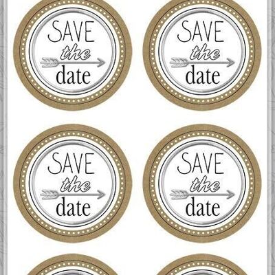 Sticker "Wedding", Motif 05