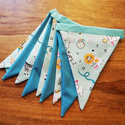 Party Wild Banner Garland - turquoise