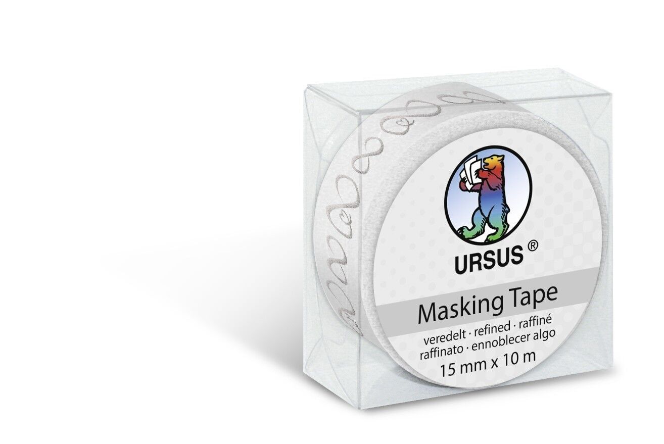 Nastro per mascheratura raffinato "Infinity, silver"