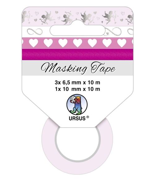 Masking Tape 4er-Set veredelt "Liebe"