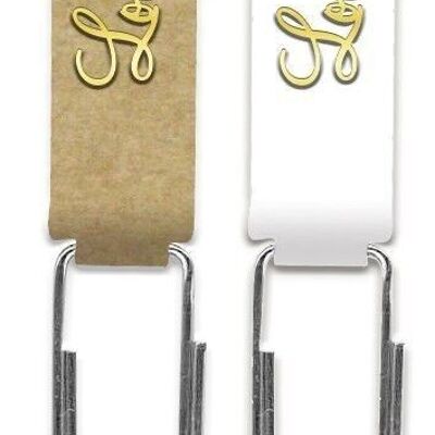 Paper Clips "Love, gold"