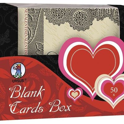 Blank Cards Box "Sweathearts"