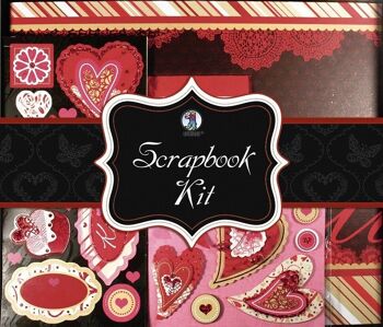 Kit de scrapbooking "Coeurs de coeur" 1