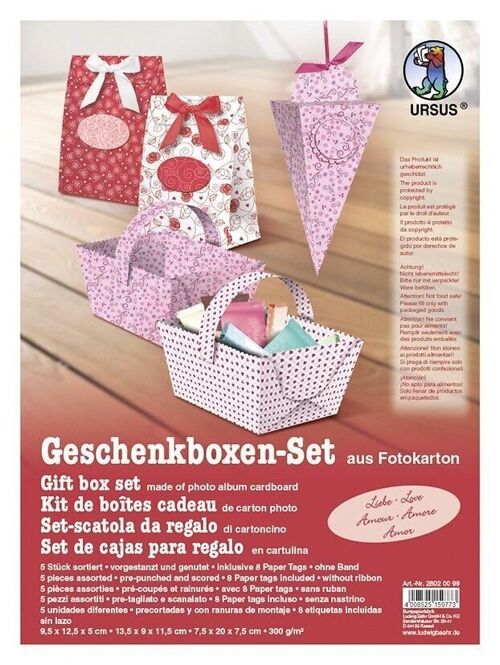 Geschenkboxen-Set "Liebe"