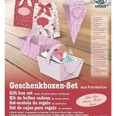 Geschenkboxen-Set "Liebe"