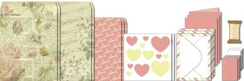 Sachets cadeaux & set de cartes "Romance" 4