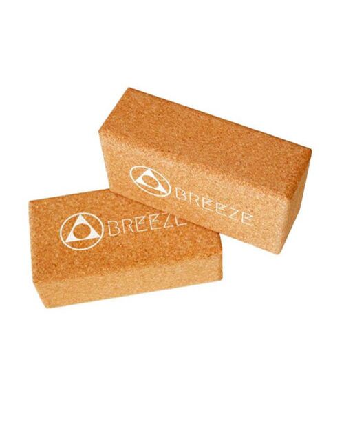 Yoga Set of 2 Cork Block Pluto White