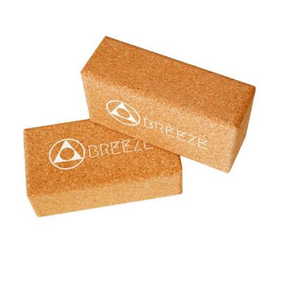 Yoga Set of 2 Cork Block Pluto White