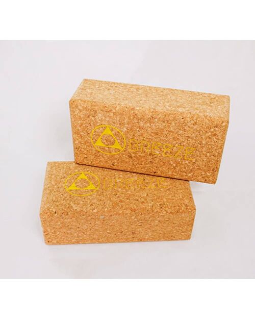 Yoga Set of 2 Cork Pad Pluto Yellow