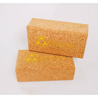 Yoga Set of 2 Cork Pad Pluto Yellow