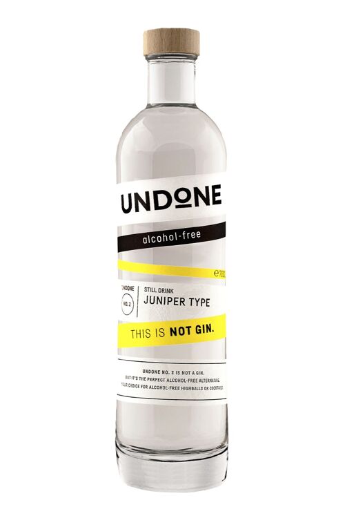 UNDONE NO. 2 THIS IS NOT GIN JUNIPER TYPE
