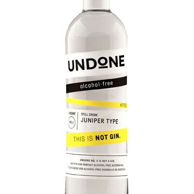 UNDONE NO. 2 THIS IS NOT GIN JUNIPER TYPE