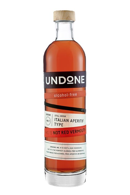 UNDONE NO. 9 THIS IS NOT RED VERMOUTH ITALIAN RED APERITIF TYPE