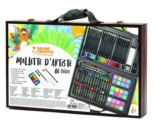 BOITE CRAYONS 80 PCS