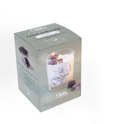 KIT DIY BOUGIE LITHOTHERAPIE AMETHYSTE