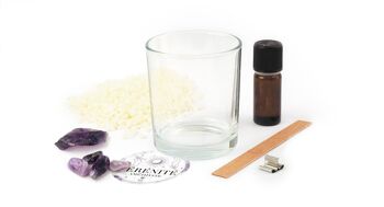 KIT DIY BOUGIE LITHOTHERAPIE AMETHYSTE 3