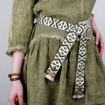 MAGICAL BELT - Cinturón de mujer, ETHNO GREEN