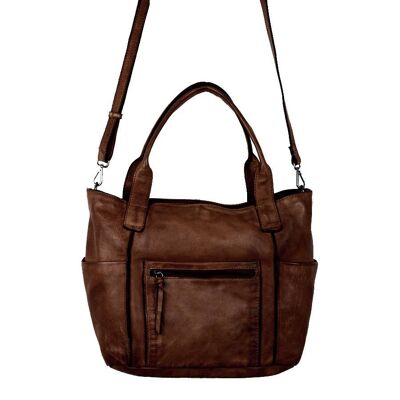 MALI BAG - Woman bag, DARK BROWN