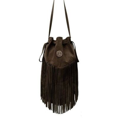 Phoenix Bag - Woman bag, DARK BROWN