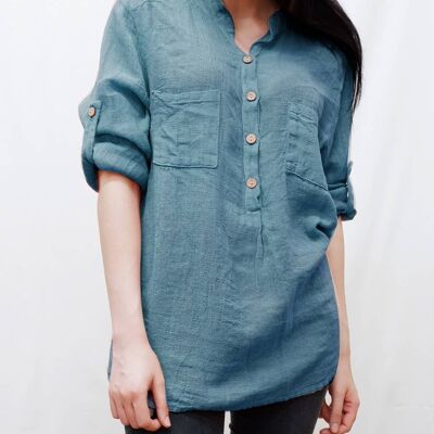SUNSET SHIRT - Women's shirt / blouse, JEANS