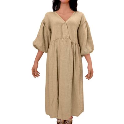 SAHARA DRESS - Woman dress, SAND