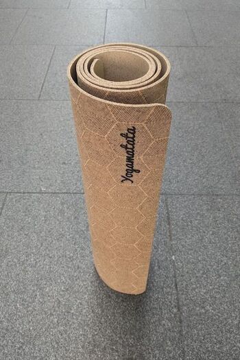 Tapis de yoga recyclé made in Portugal "Ruche" 4