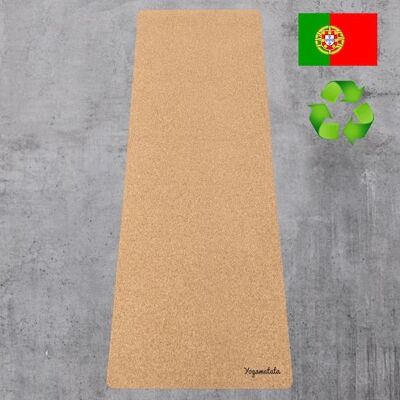 Recycled yoga mat made in Portugal "Neutral"