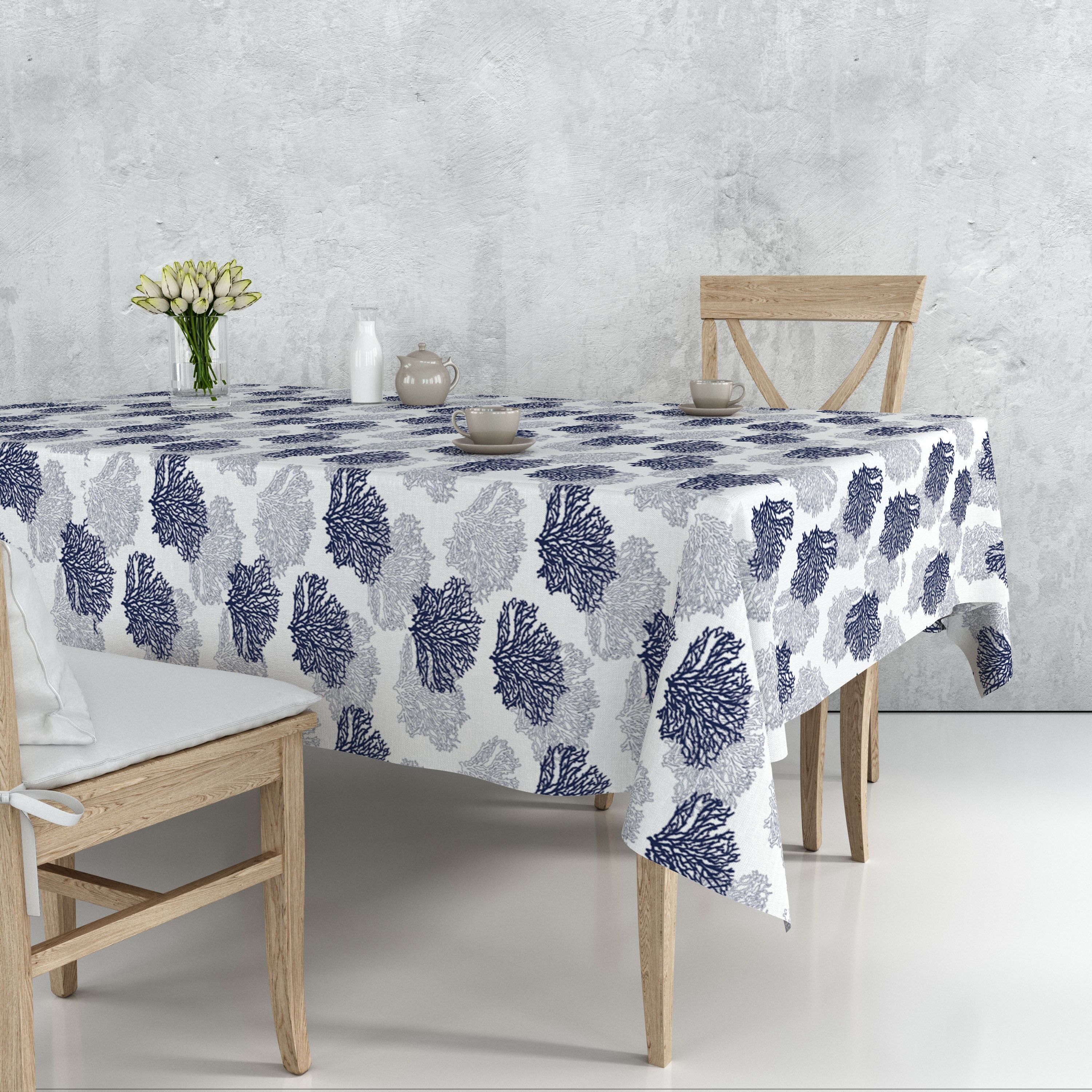 MARINEBLAU TISCHDECKE (140x180)