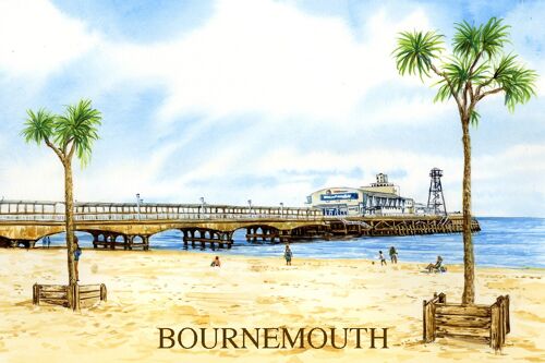 Fridge magnet, Bournemouth, Dorset.