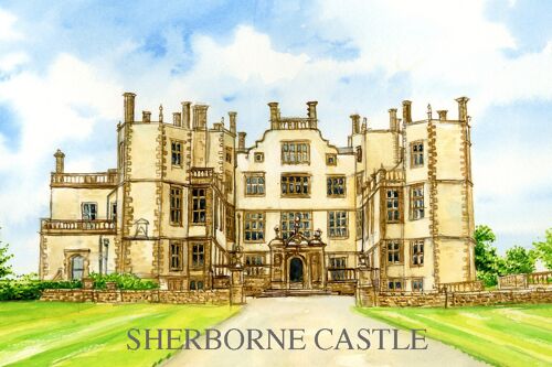 FRIDGE MAGNET, SHERBORNE CASTLE, DORSET.